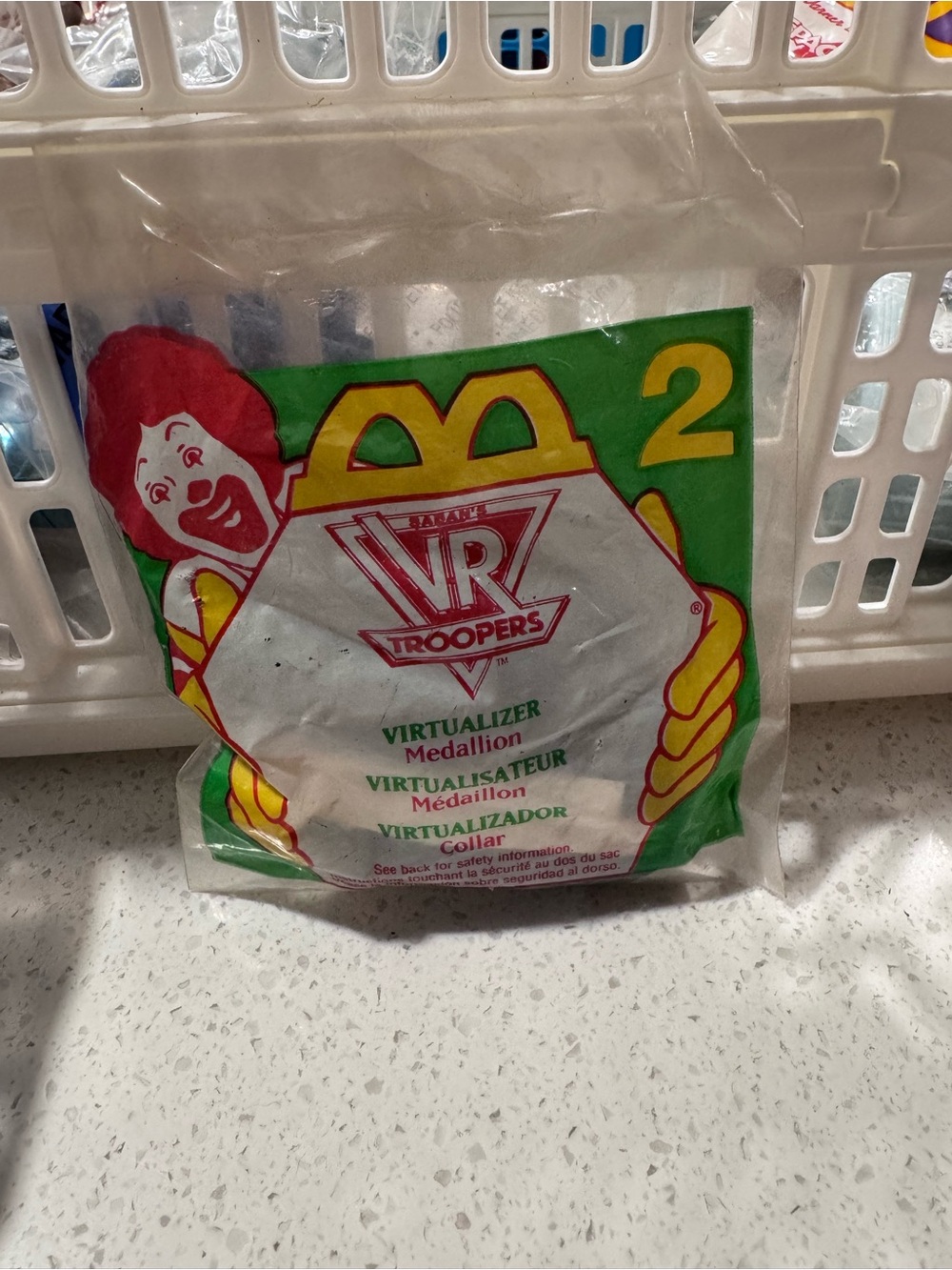 Saba VR Troopers McDonald’s Happy Meal Toy - Red, Yellow, Green
